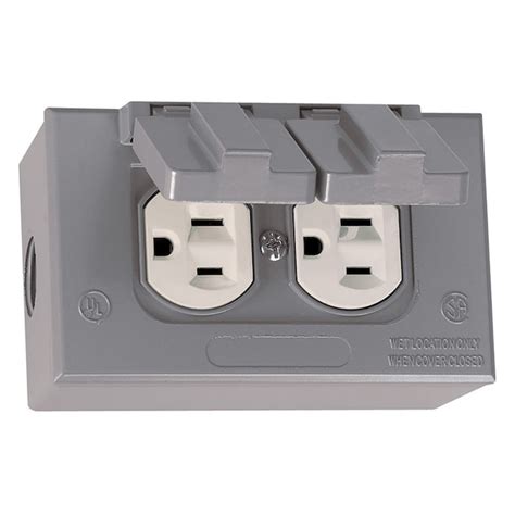 electrical boxes for multiple outlets|low clearance outlet box.